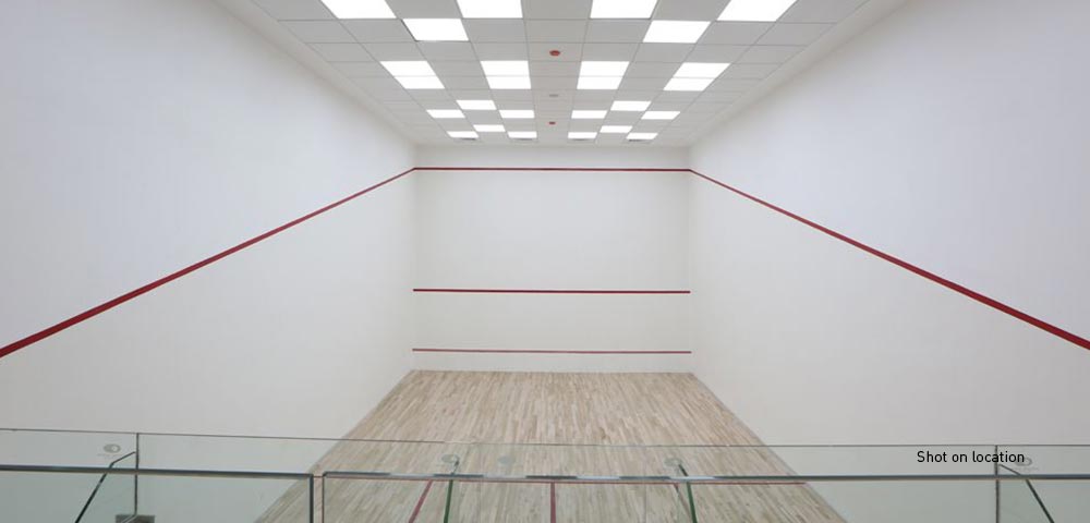 Squash, tennis and multipurpose courts