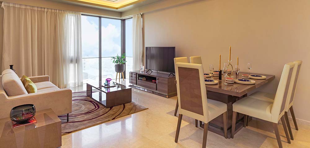 Lodha Allura Ready Residence –Living Room
