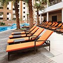 Lodha Splendora - Lounge Chairs at the Pool