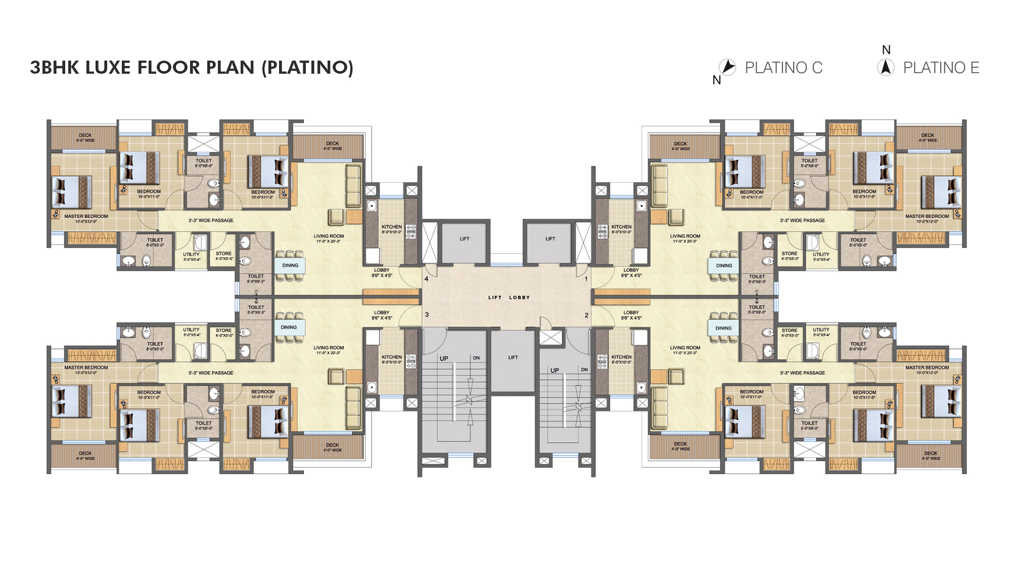 Lodha Splendora Floor Plan - 1 BHK & 2 BHK Petite Flat