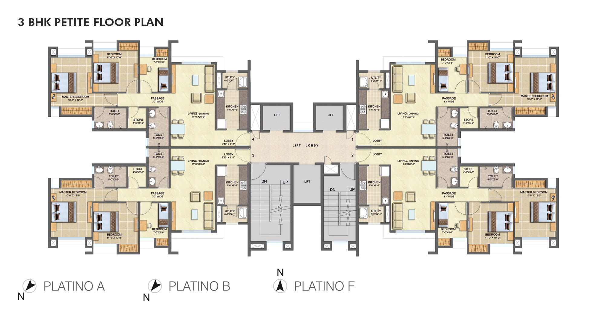 Lodha Splendora Thane Floor Plans 2 BHK and 3 BHK Floor and Unit Plans