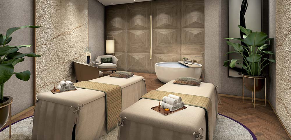 A Tranquil Spa Treatment Room