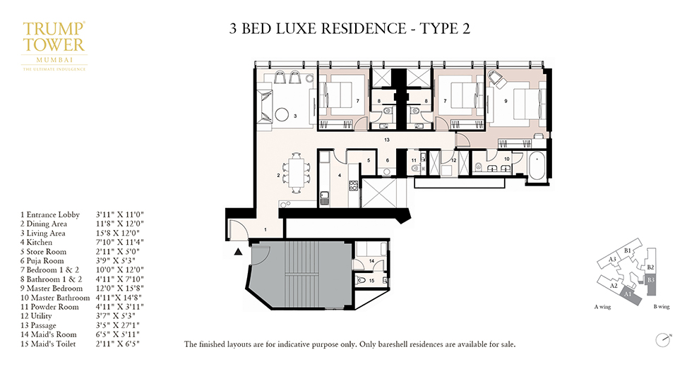 3 Bed Luxe Type 2