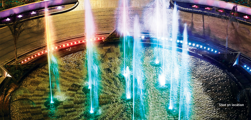 Mumbai’s largest private dancing fountains