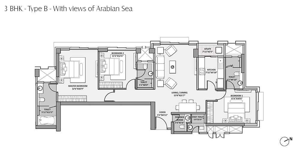 4bhk malabar Hill Direct By Builders 3bhk flat for sale at malabar Hill Mumbai, zero brokerage