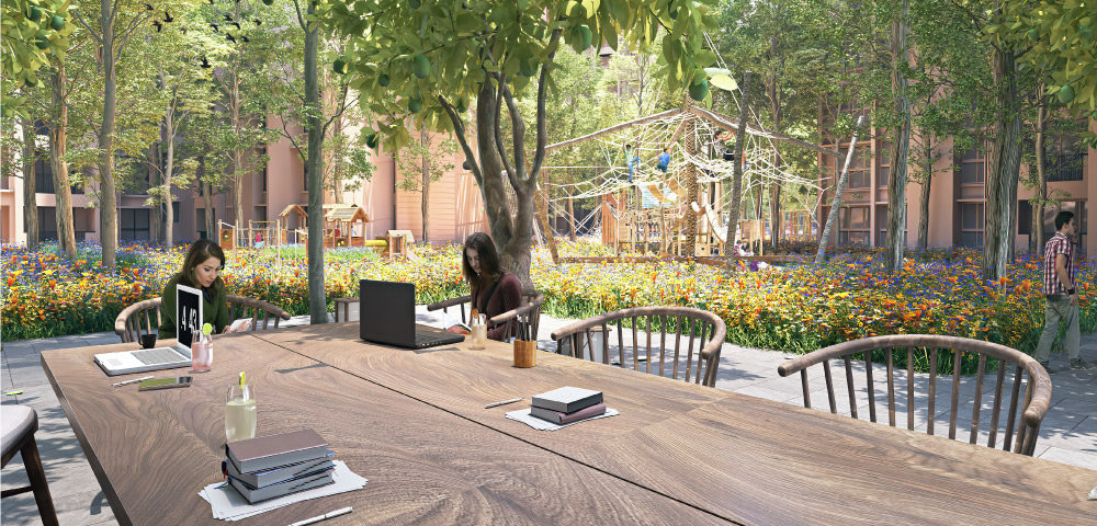 Lodha Codename Central - Outdoor Workstation
