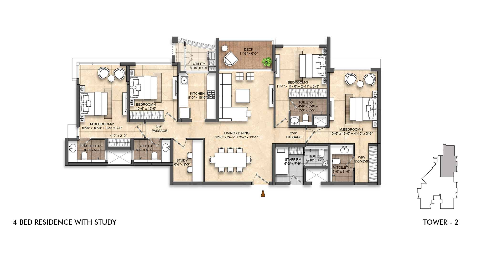 Lodha Divino 2, 3 & 4 BHK Flats Floor & Unit Plans Lodha Matunga