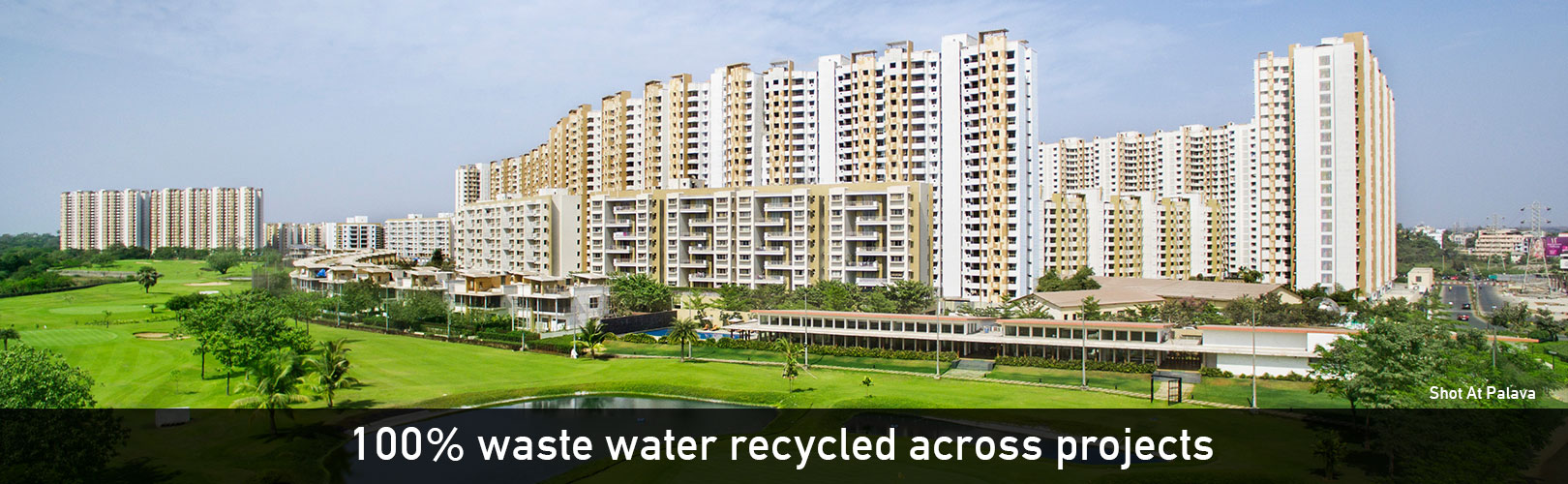 Waste water recycleing at Lodha Projects