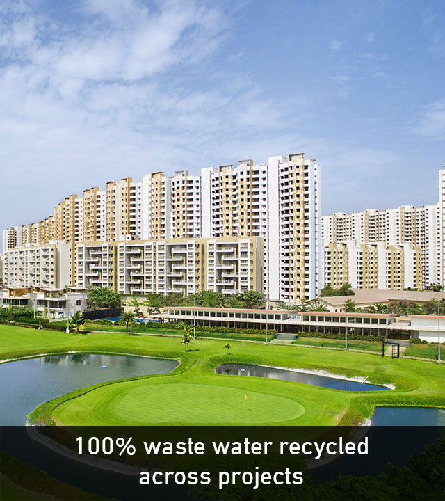 Waste water recycleing at Lodha Projects
